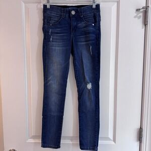 Democracy Absolution Womens Skinny Jeans Size 0P Dark Wash Stretch Denim